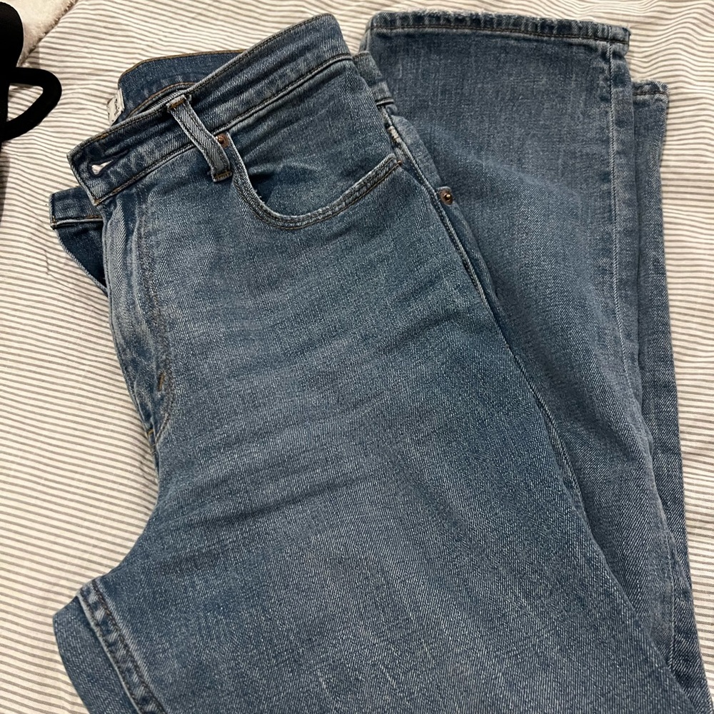 Abercrombie & Fitch The Ankle Straight Ultra High Rise sz 28/us 6